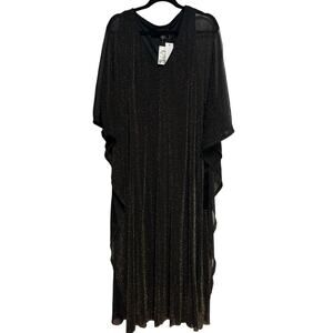 NWT Black and Gold Dress Size 2X